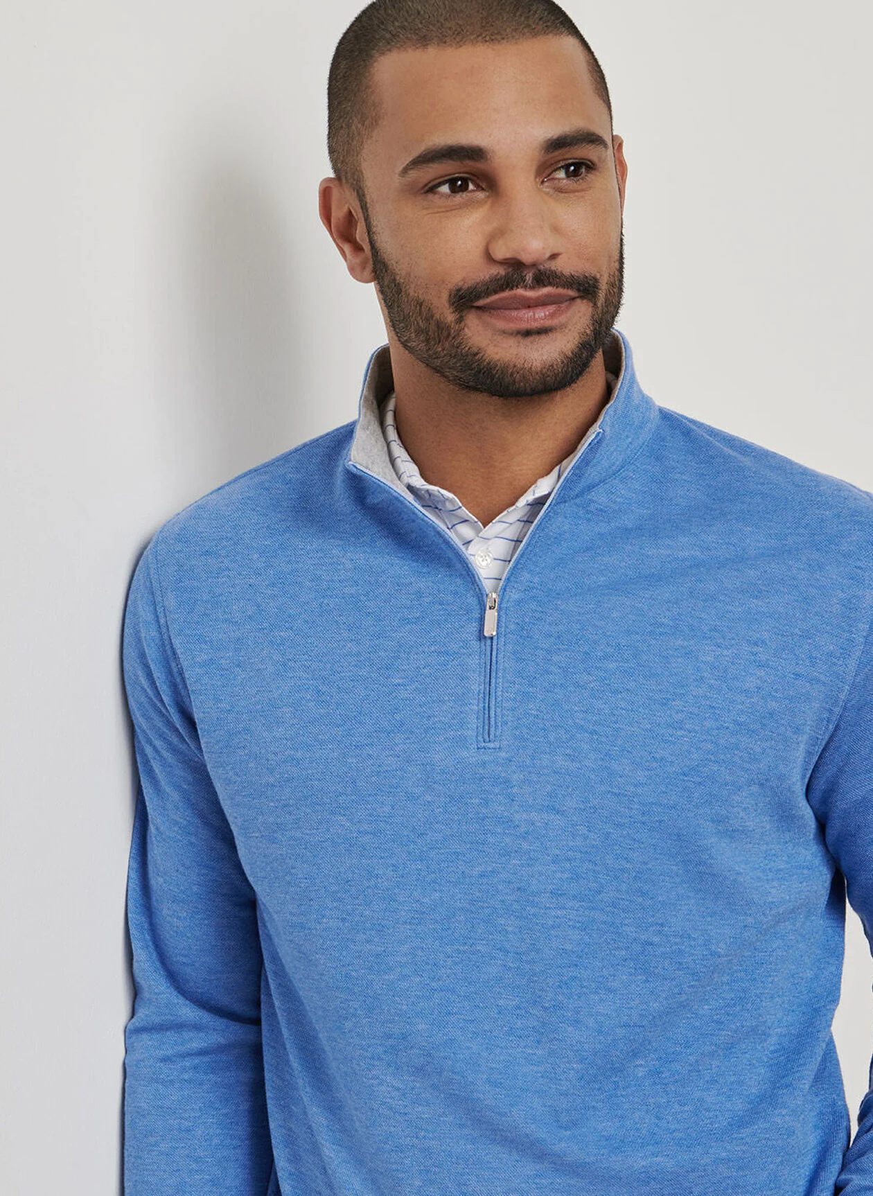 Crown Comfort Pullover by Peter Millar - Evening Tide - Image 4