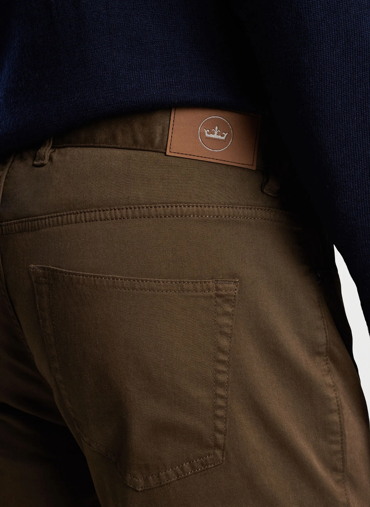 Ultimate Sateen Five Pocket Pant- Chestnut - Image 3