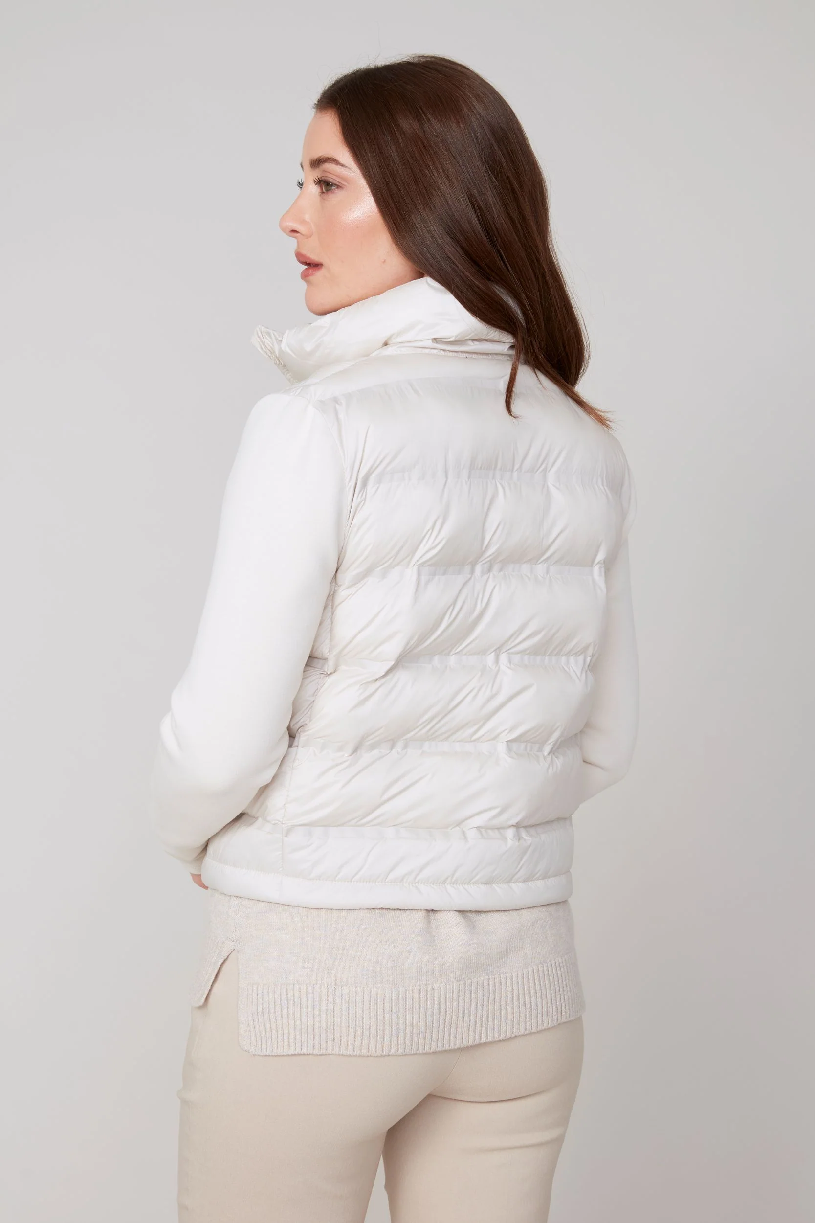 Woven Jacket - Oyster - Image 4